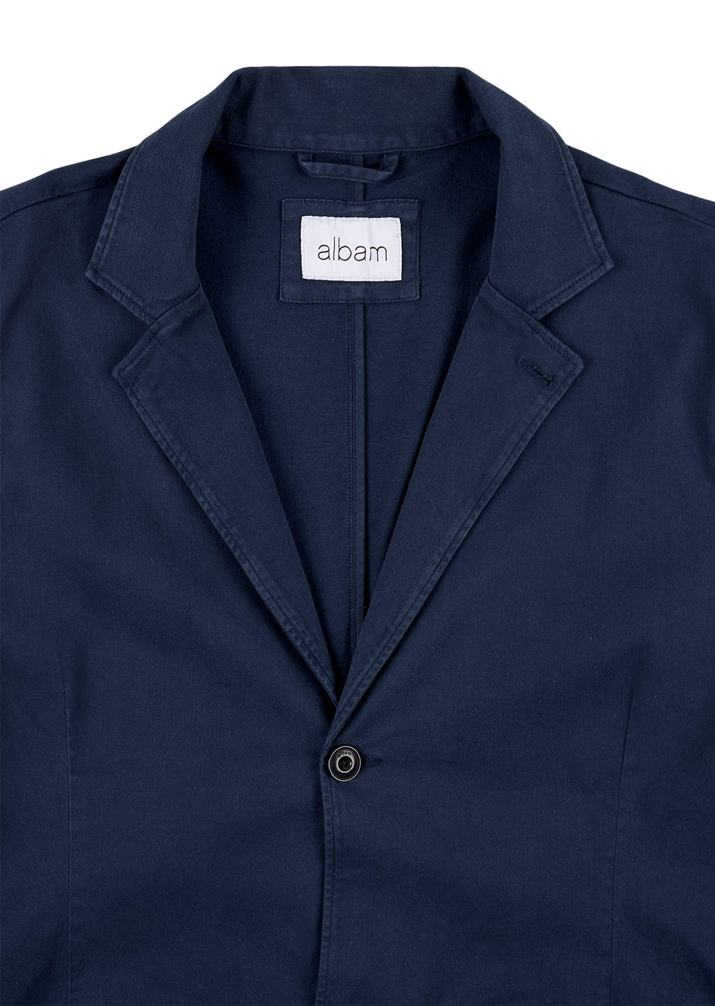 Soft Touch Cotton Fairfax Blazer in Dark Navy