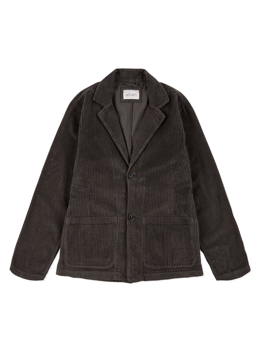 Cord Fairfax Blazer in Charcoal