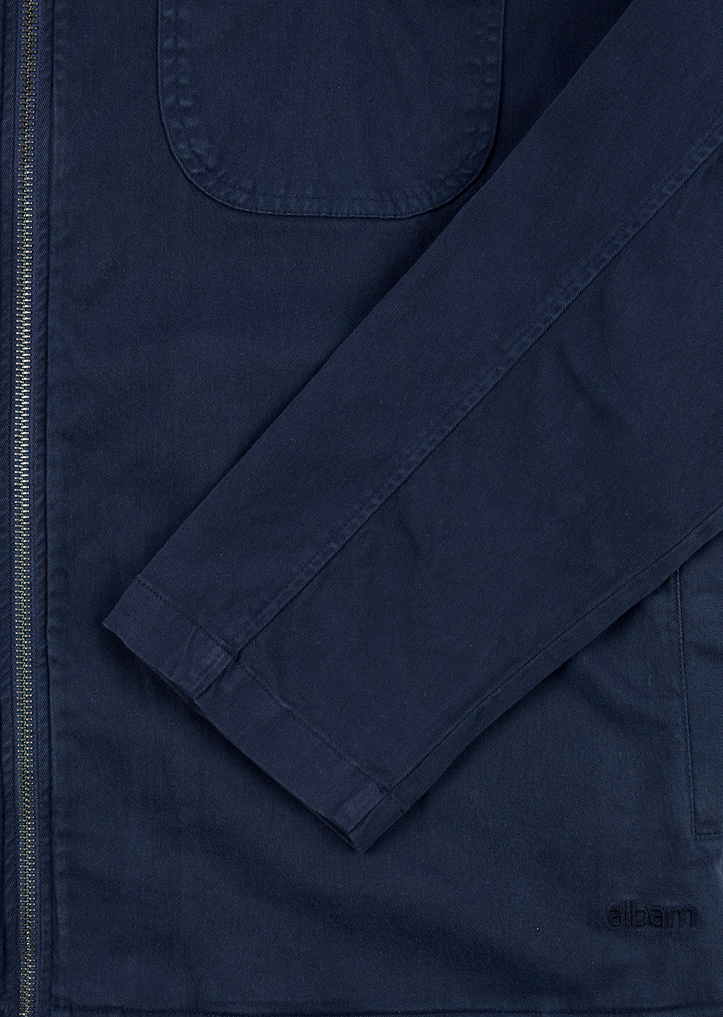 Soft Touch Cotton Clarence Jacket in Dark Navy