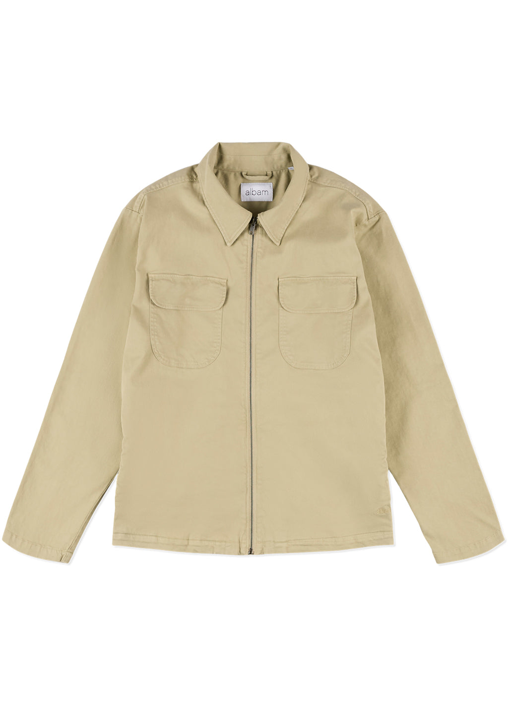 Soft Touch Cotton Clarence Jacket in Taupe