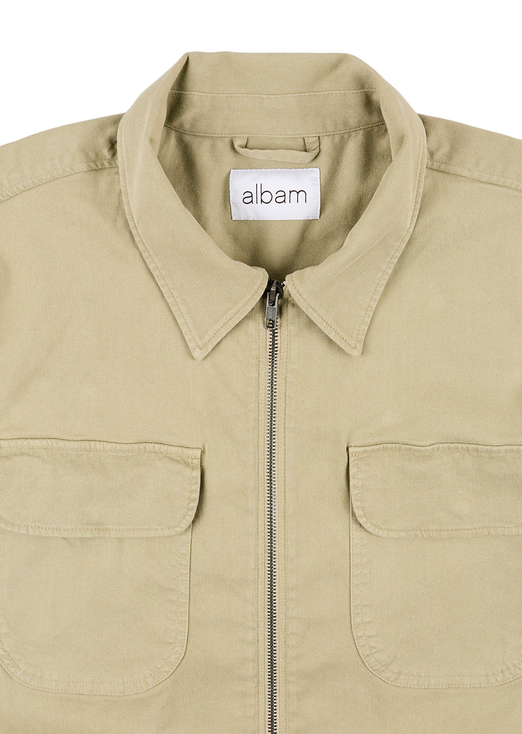 Soft Touch Cotton Clarence Jacket in Taupe