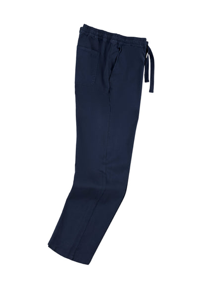 Soft Touch Judd Drawstring Trouser in Dark Navy