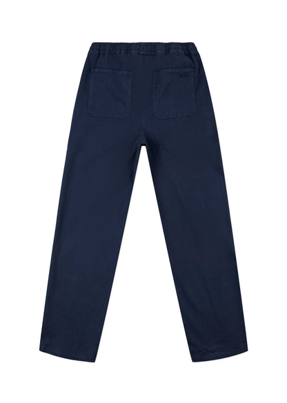 Soft Touch Judd Drawstring Trouser in Dark Navy