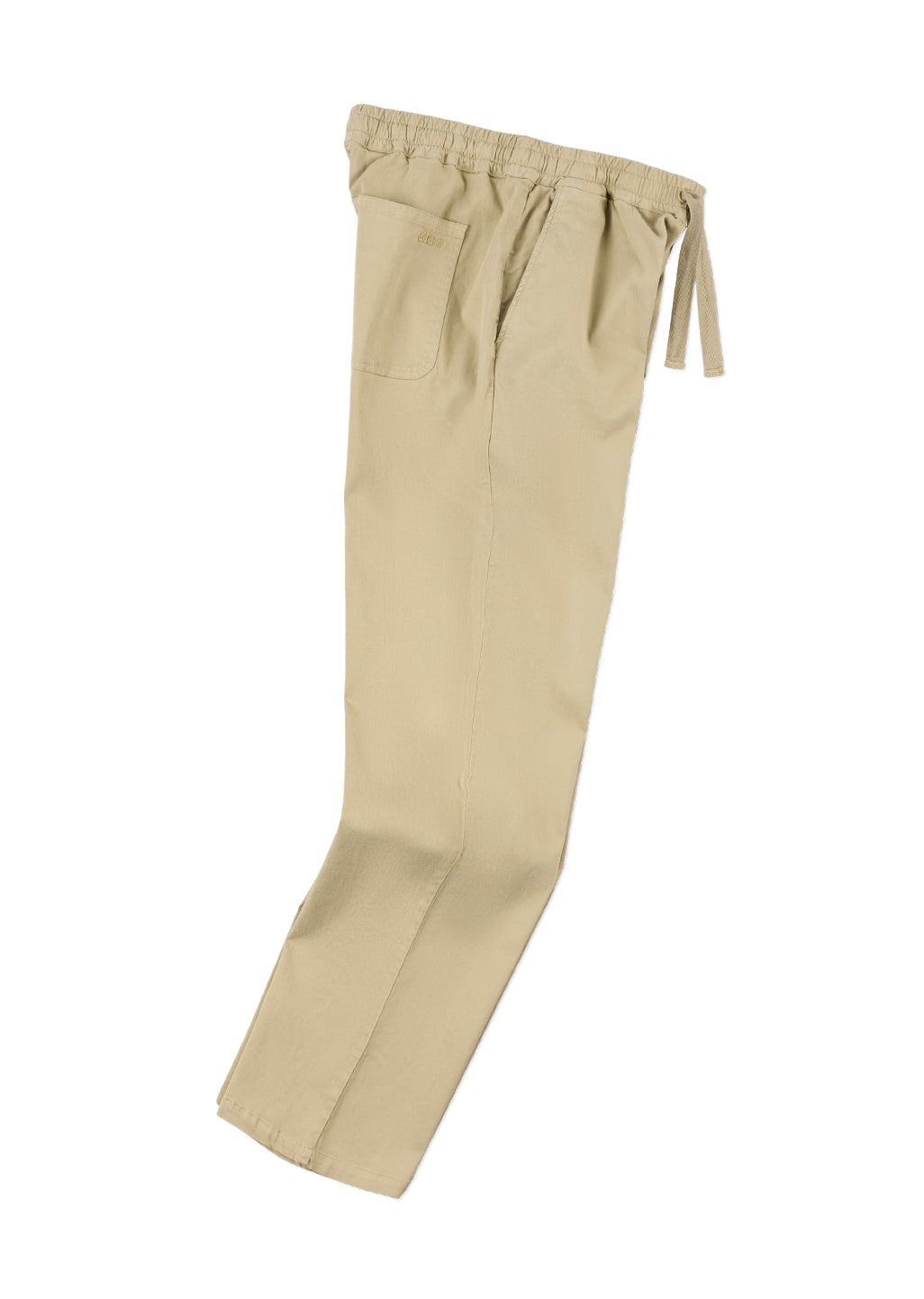 Soft Touch Judd Drawstring Trouser in Taupe