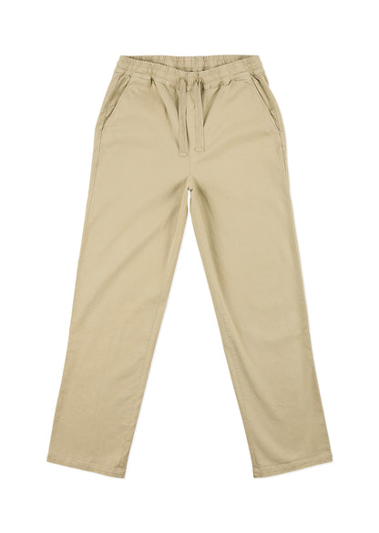 Soft Touch Judd Drawstring Trouser in Taupe