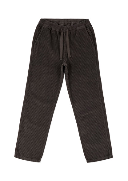 Cord Judd Drawstring Trouser in Charcoal