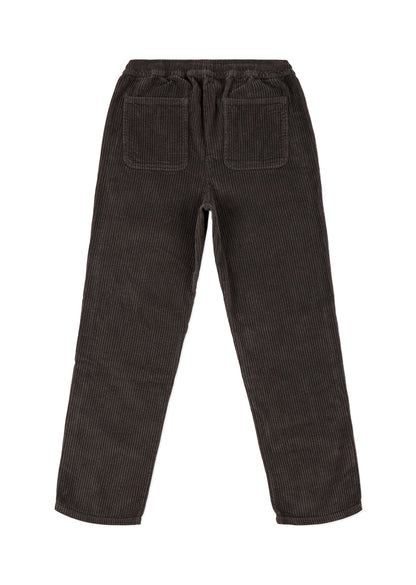 Cord Judd Drawstring Trouser in Charcoal