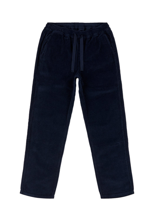 Cord Judd Drawstring Trouser in Dark Navy