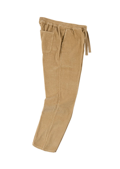 Cord Judd Drawstring Trouser in Stone