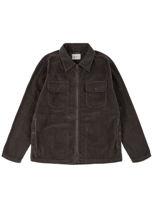 Cord Clarence Jacket in Charcoal