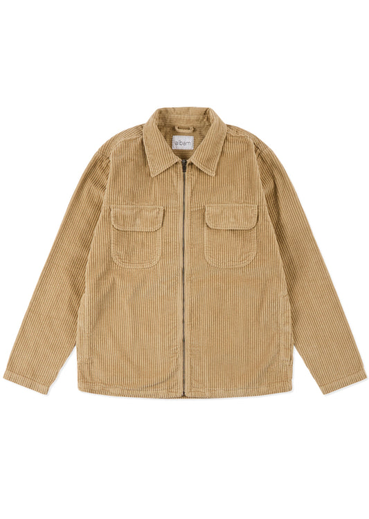 Cord Clarence Jacket in Stone