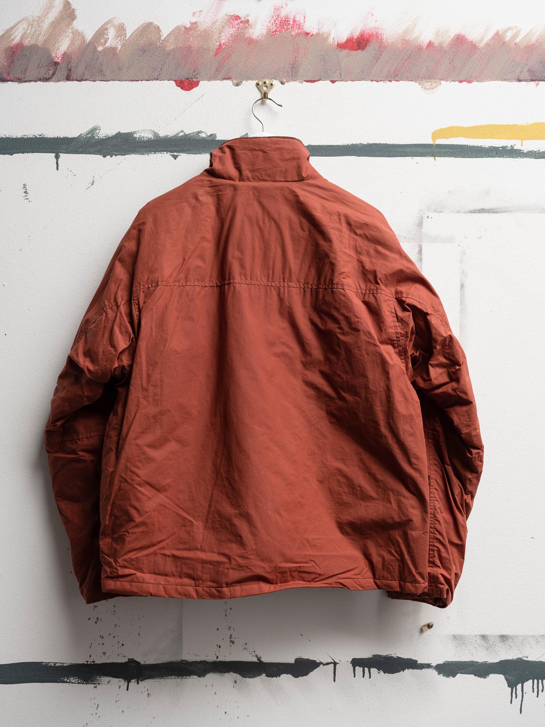 Orange on sale lined parka