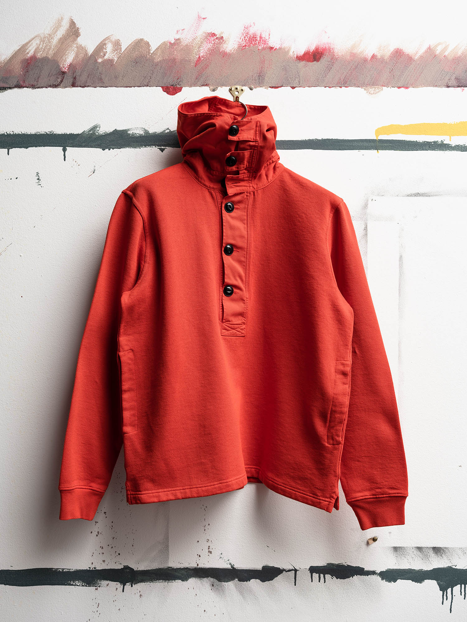 Heavyweight Hooded Sweat in Orange – albam Clothing